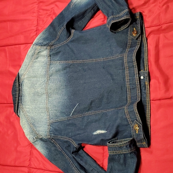 Liquid jean jacket,size LG - Picture 6 of 11